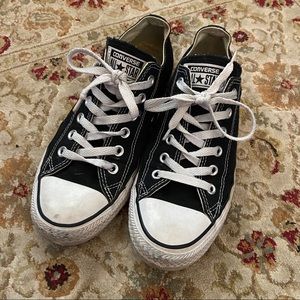 Black Low Top Converse All Stars
